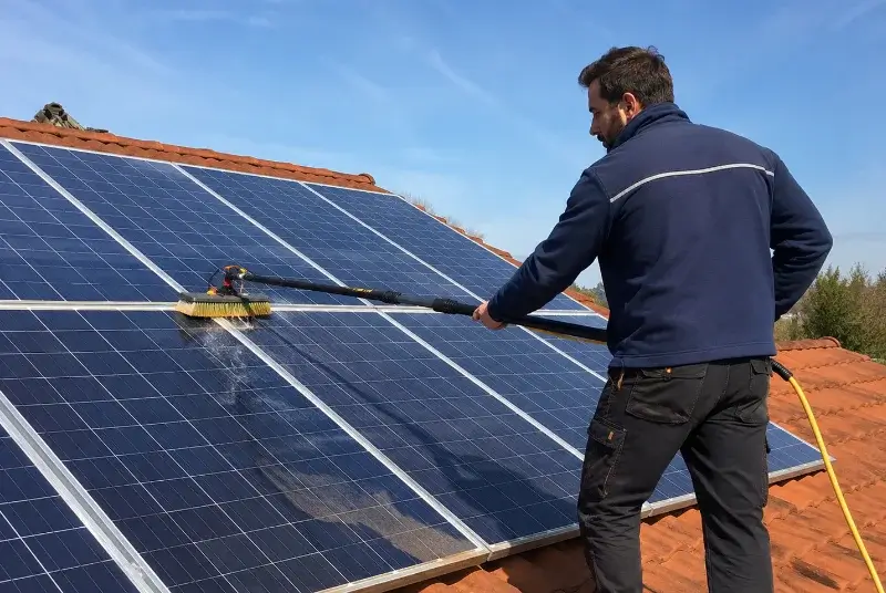 Nettoyage et entretien de panneaux solaires à Pouydesseaux
